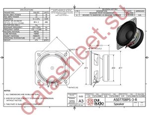 AS07708PS-3-R datasheet  